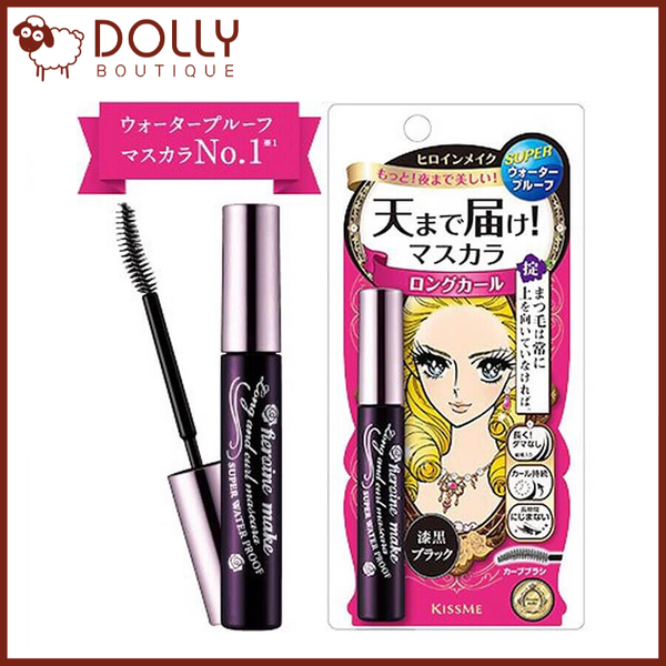 Chải Mi Kiss Me Heroine Mascara Nhật Bản 6g - Dòng hồng làm dài mi