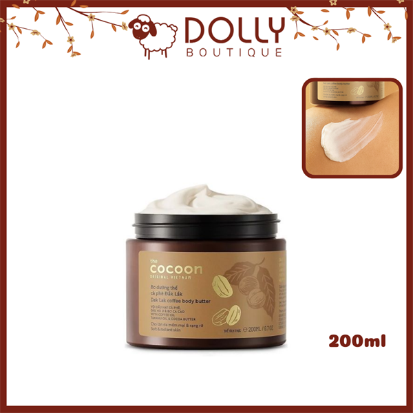 Bơ Dưỡng Thể Cocoon Cà Phê Đắk Lắk 200ml