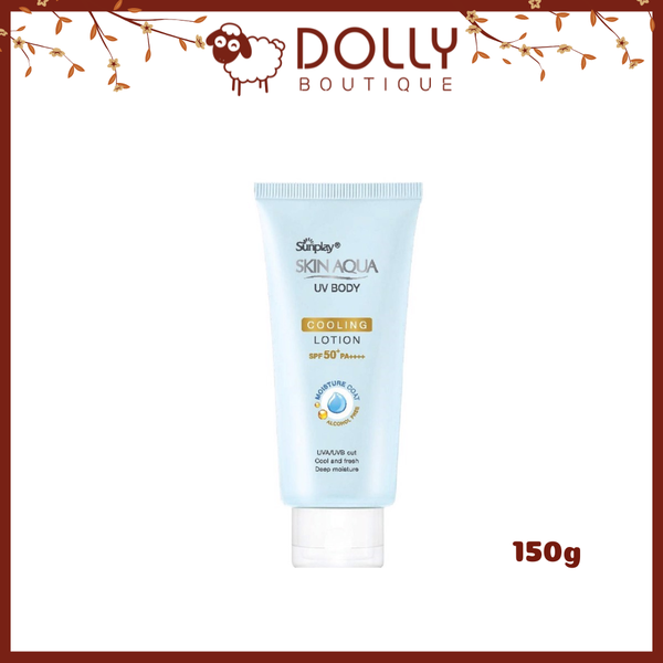 Sữa Dưỡng Chống Nắng + Dưỡng Thể Mát Lạnh Sunplay Skin Aqua UV Body Cooling Lotion 150gr NK