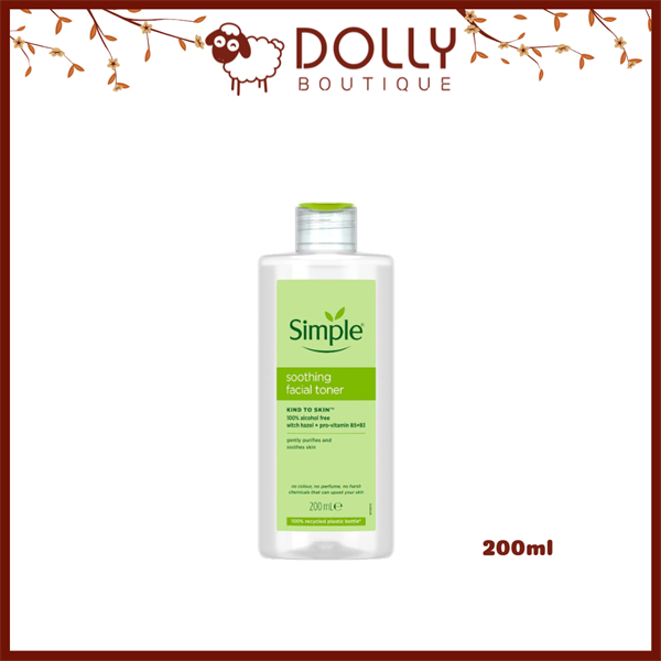 Nước Hoa Hồng Simple Smoothing Facial Toner 200ml