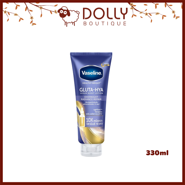 Dưỡng thể ban đêm Vaseline Healthy Bright Gluta - HYA Overnight Radiance Repair 330ml