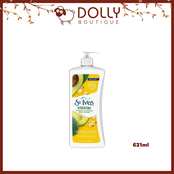 Sữa Dưỡng Thể ST.IVES Vitamin E & Avocado 612ml