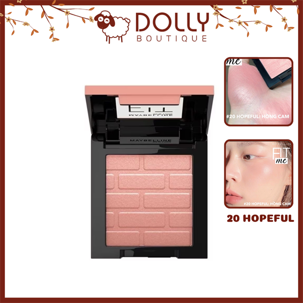 Phấn Má Hồng Maybelline Fit Me Mono Blush #20 Hopeful (Màu Hồng Cam) - 4.5g