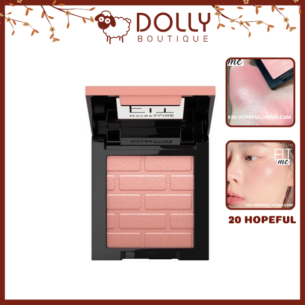 Phấn Má Hồng Maybelline Fit Me Mono Blush #20 Hopeful (Màu Hồng Cam) - 4.5g