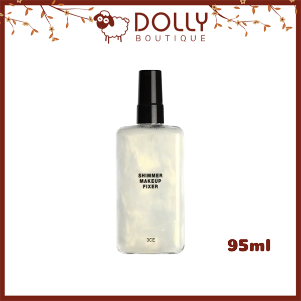 Xịt Khoá Nền Makeup 3CE Shimmer Makeup Fixer 95ml