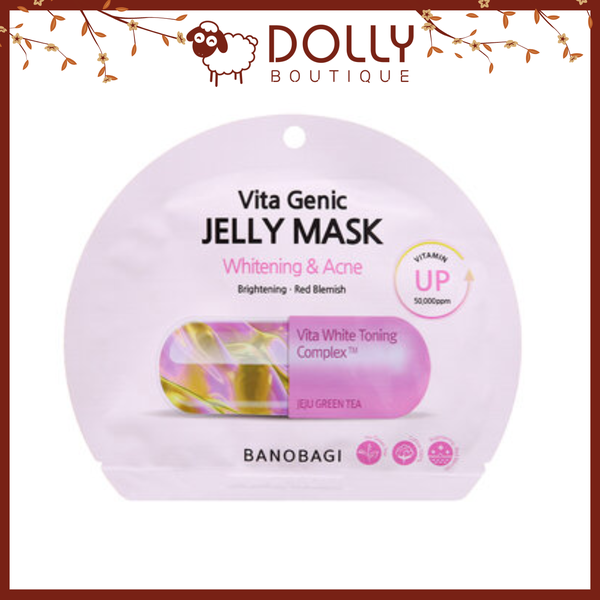 Mặt Nạ Giấy Banobagi Vita Genic Jelly Mask Whitening & Acne 30g