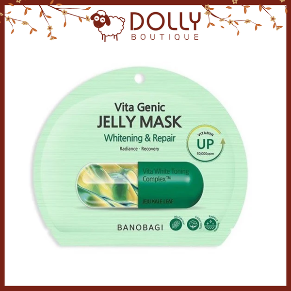 Mặt Nạ Giấy Banobagi Vita Genic Jelly Mask Whitening & Repair 30g