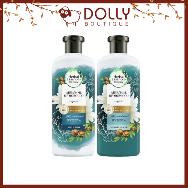 Bộ Gội Xả Herbal Essences Bio:Renew Argan Oil Of Essence - 400ml *2