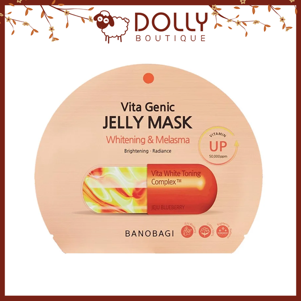 Mặt Nạ Giấy Banobagi Vita Genic Jelly Mask Whitening & Melasma 30g