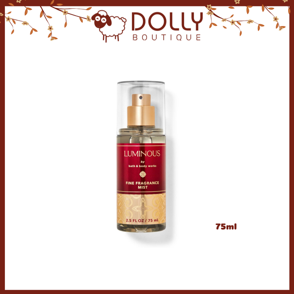 Xịt Thơm Nữ Mini Bath & Body Works Luminous Fine Fragrance Mist 75ml