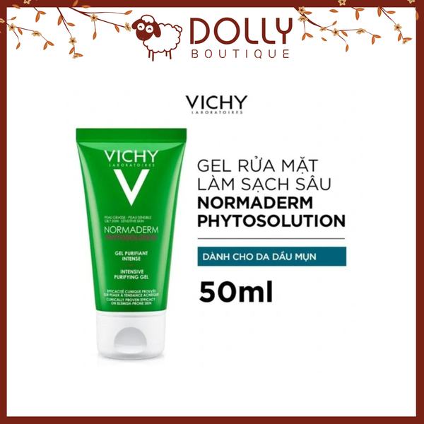 Sữa Rửa Mặt Vichy Normaderm Phytosolution Intensive Purifying Gel 50ml