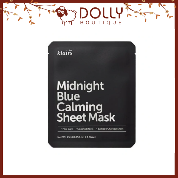 Mặt Nạ Giấy Klairs Midnight Blue Calming Sheet Mask 25ml