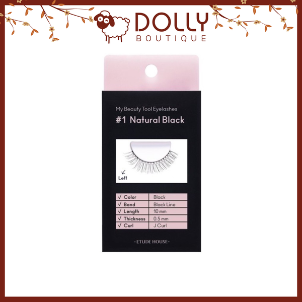 Mi giả tự nhiên Etude House My Beauty Tool Eyelashes 01 Natural Black