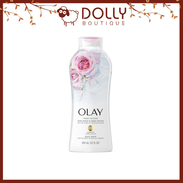 Sữa Tắm Olay Fresh Outlast Body Wash Rose Water and Sweet Nectar 22.0 fl oz