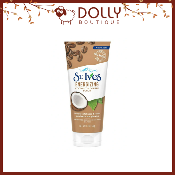 Tẩy Da Chết Mặt Dạng Hạt ST.Ives Energizing Coconut & Coffee Scrub 170g