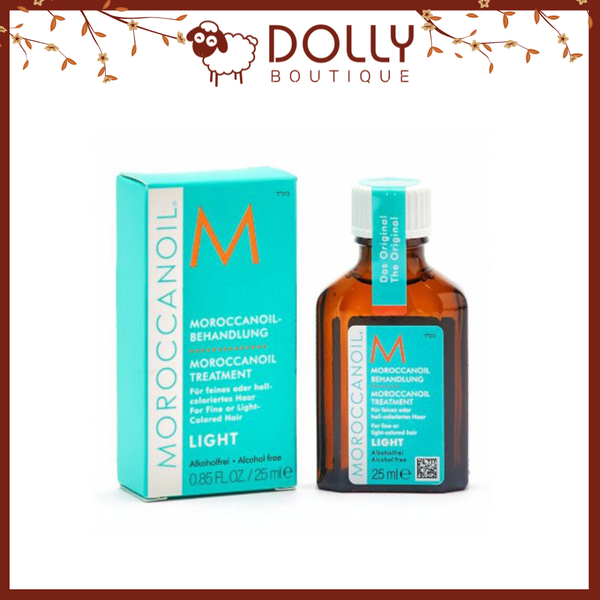 Dầu Dưỡng Tóc Moroccanoil Treatment Oil Light 0.85 oz 25 ml ( Dành cho tóc nhuộm sáng màu)