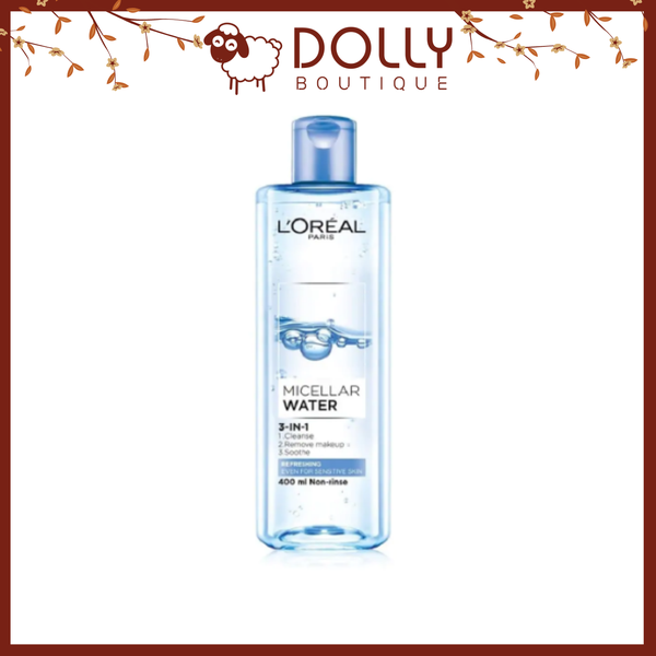 Nước Tẩy Trang L'Oreal Paris Skincare Make Up Remover Micellar Refreshing ( Tươi Mát ) - 400ml