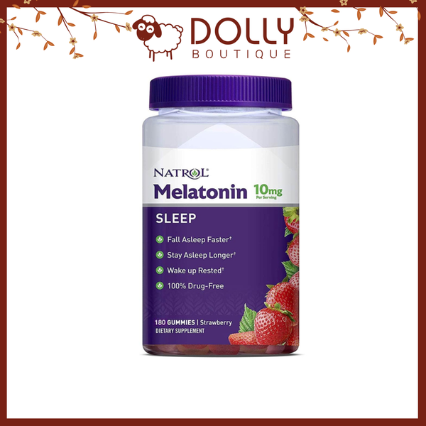 Kẹo Ngủ Melatonin Natrol Gummies 180 viên