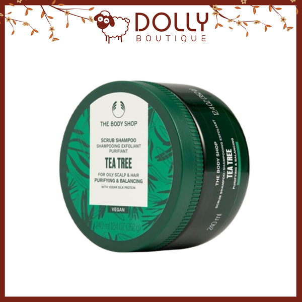 Tẩy Da Chết Da Đầu The Body Shop Tea Tree Purifying & Balancing Hair & Scalp Scrub 240ml