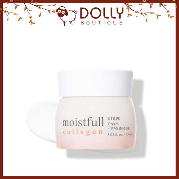 Kem Dưỡng Ẩm Da Mặt Chống Lão Hóa Etude House Moistfull Collagen Cream 75ml