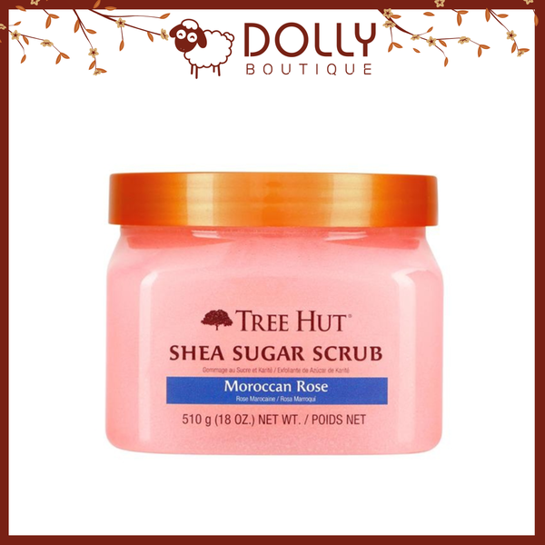 Tẩy Da Chết Cơ Thể Tree Hut Shea Sugar Scrub - Moroccan Rose 510gr