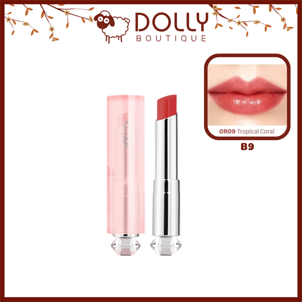 Son Dưỡng Vacosi Natural Studio Color Lip Balm B9 Tropical Coral