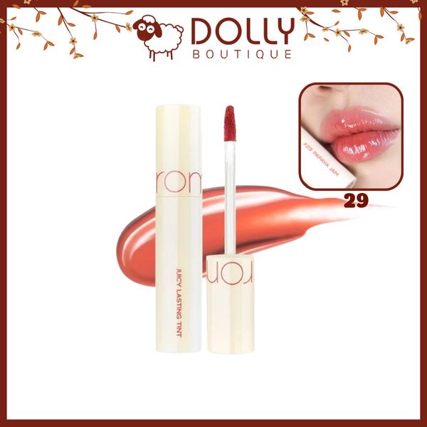 Son Kem Dạng Tint Bóng Romand Juicy Lasting Tint #29 Papaya Jam 5.5g