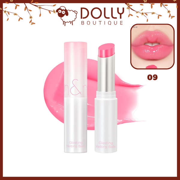 Son Dưỡng Có Màu Romand Glasting Melting Balm #09 Peonies (Hồng Sáng)- 3.5g