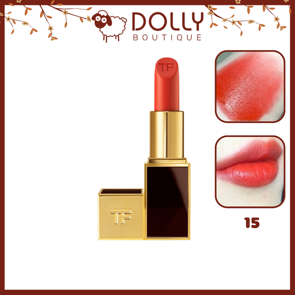 Son Thỏi Tomford Lip Color #15 Wild Ginger (Màu Cam Đỏ) - 3g