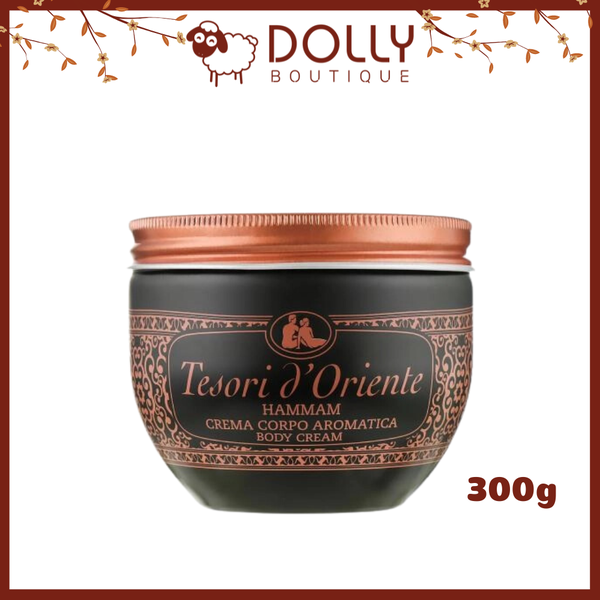 Kem Dưỡng Thể Nước Hoa Hương Tinh Dầu Argan Tesori D'Oriente Hammam Body Cream - 300g
