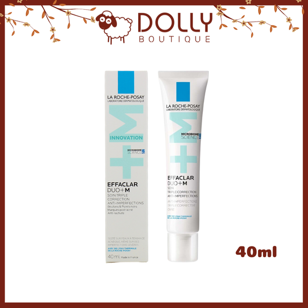 Kem Giảm Mụn Ngừa Thâm La Roche-Posay Effaclar Duo+ - 40ML