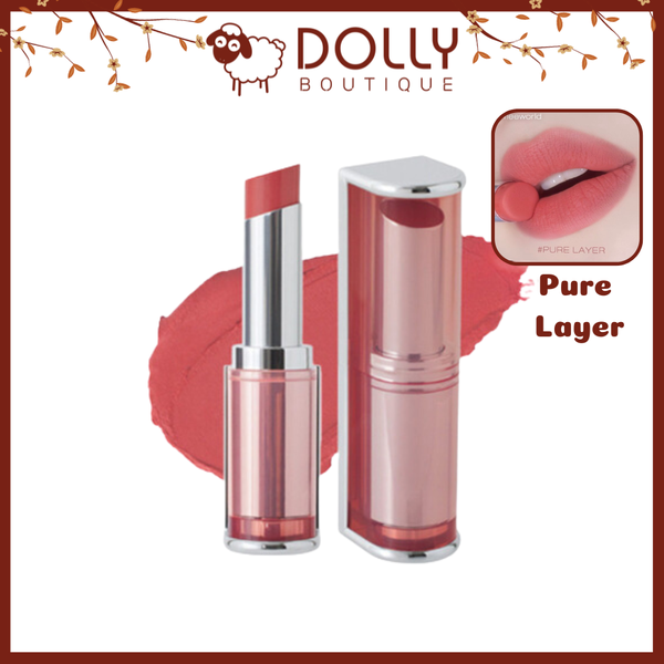 Son Thỏi 3CE Blur Matte Lipstick #06 Pure Layer (Màu Cam San Hô) - 4g