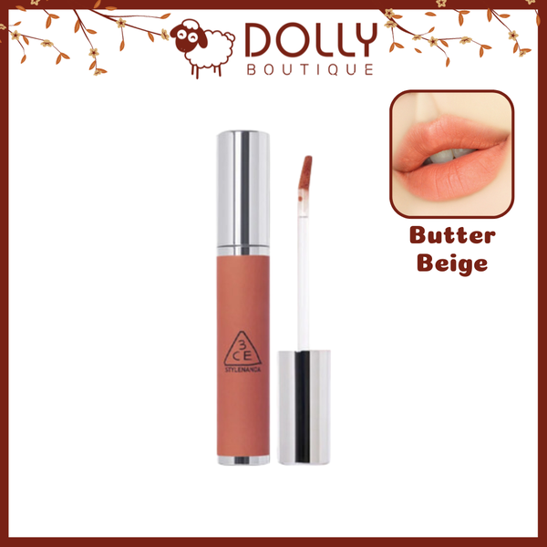 Son Kem Lì 3CE Hazy Lip Clay #Butter Beige 4g