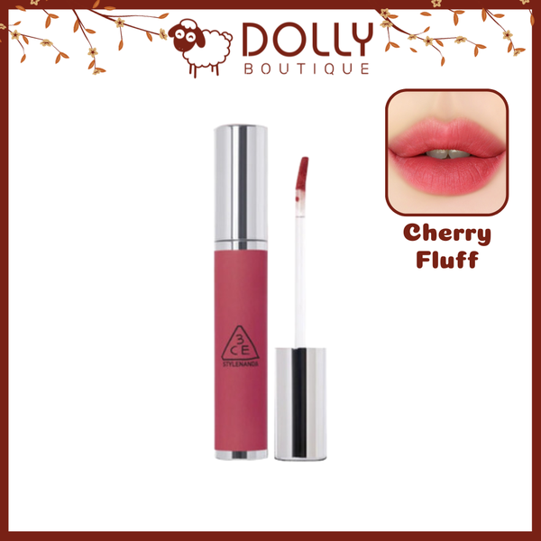 Son Kem Lì 3CE Hazy Lip Clay #Cherry Fluff 4g