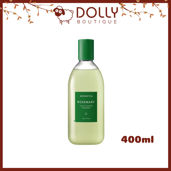 Dầu Gội Hương Thảo Aromatica Rosemary Scalp Scaling Shampoo 400ml