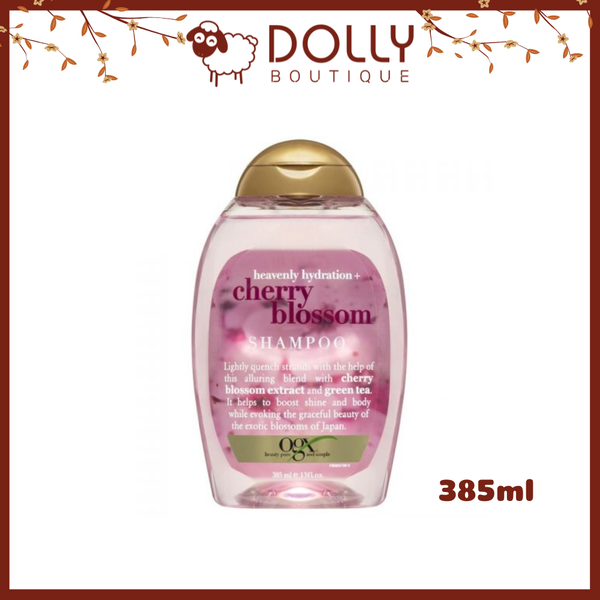 Dầu Gội Lẻ Chiết Xuất Hoa Anh Đào OGX Heavenly Hydration Cherry Blossom Shampoo - 385ml