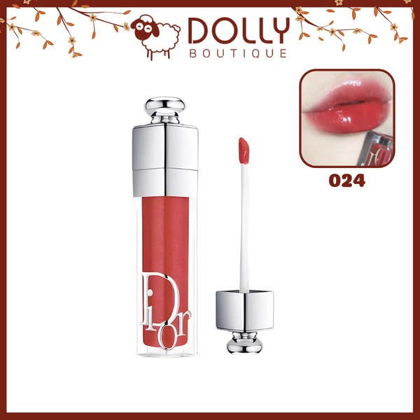 Son Dưỡng Môi Dior Addict Lip Maximizer #024 Intense Brick - Màu Đỏ Đất (Unbox)