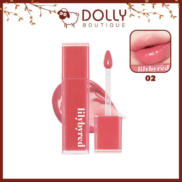 Son Tint Bóng Lilybyred Bloody Liar Coating Tint #02 Sentimental Lychee (Hồng Phấn) - 4g