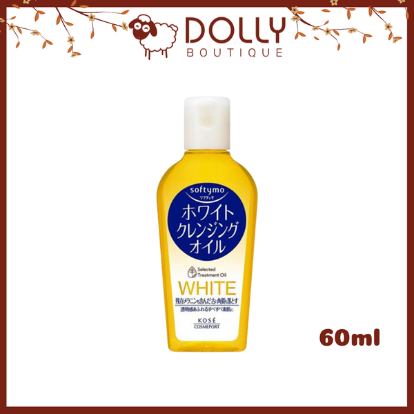 Dầu tẩy trang Kose Softymo White Selected Treatment Oil - 60ml