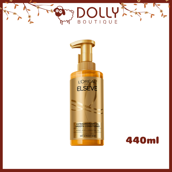 Dầu Xả L'Oreal Paris Extraordinary Oil Smooth Conditioner 440ml