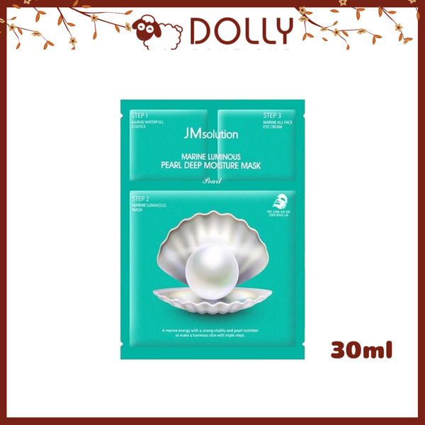 Mặt Nạ Dưỡng Ẩm Sáng Da Chiết Xuất Ngọc Trai JMsolution Marine Luminous Pearl Deep Moisture 30ml