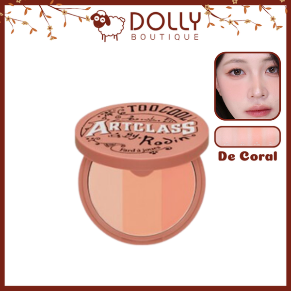 Phấn Má Hồng Too Cool For School Artclass By Rodin Blusher - De Coral 9g