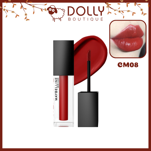 Son Kem Lì Maybelline Sensational Cushion Matte #CM08 Girl Who Rules (Màu Vang Đỏ) - 6.4ml