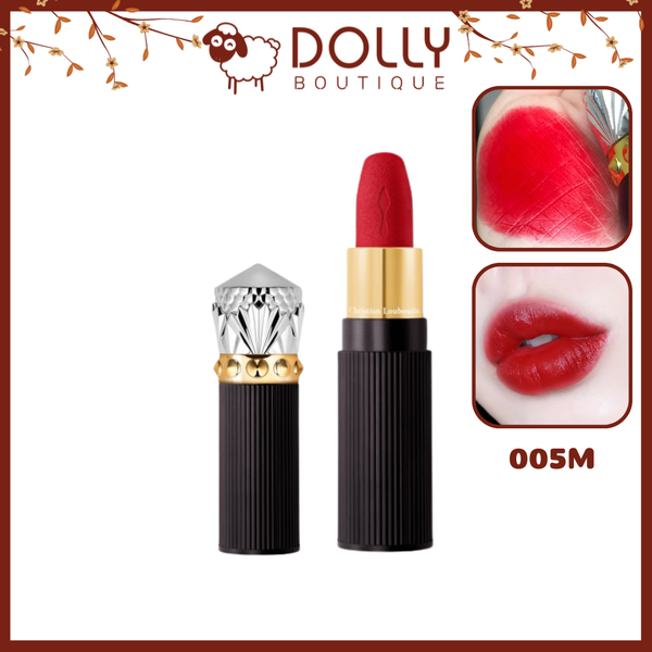 Son Thỏi Lì Rouge Louboutin Velvet Matte On The Go #005M Dramadouce (Màu Đỏ Thuần)