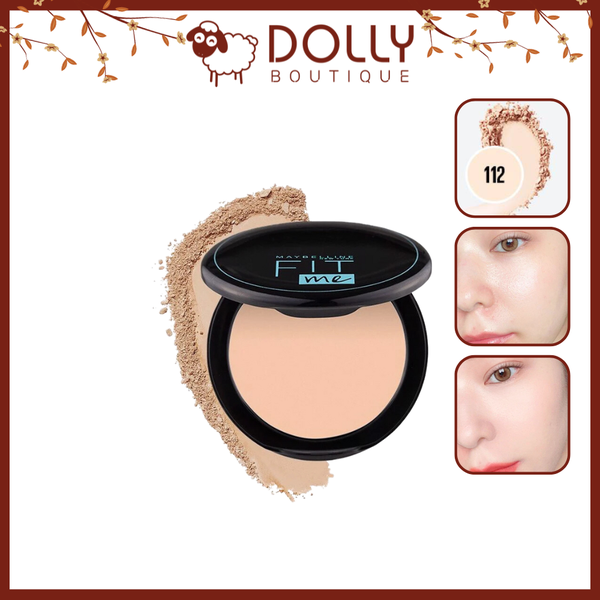 Phấn Phủ Dạng Nén Maybelline Fit Me Matte Poreless Compact Powder #112 Natural Ivory - 6g