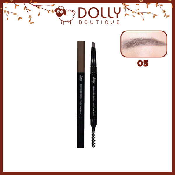 Chì Kẻ Mày The Face Shop Designing Eyebrow #05 Dark Brown (Nâu Đậm)