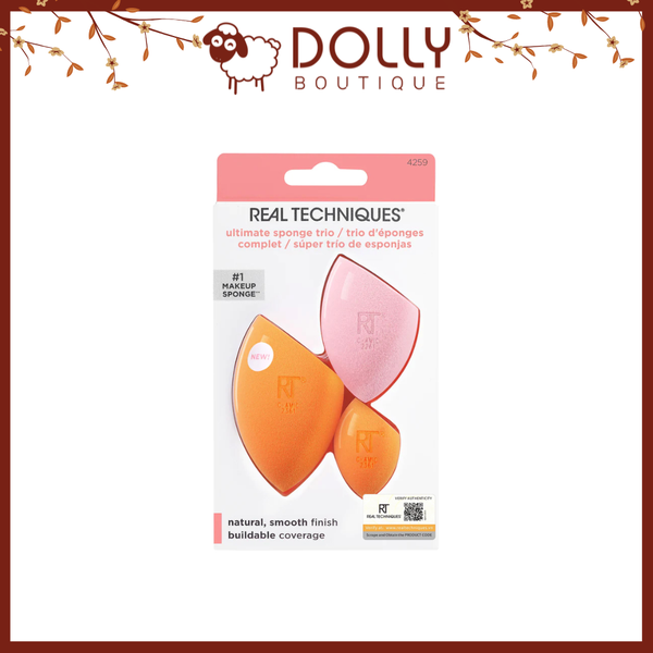 Set 3 Mút Tán Trang Điểm Real Techniques Sponge Set Ultimate Sponge Trio