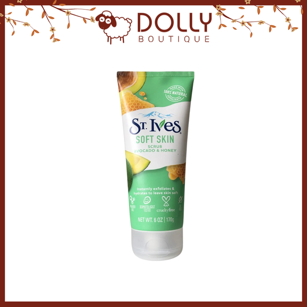 Tẩy Da Chết Mặt Dạng Hạt St.Ives Soft Skin Avocado