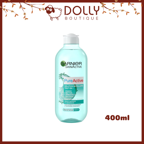 Nước Tẩy Trang Dành Cho Da Siêu Dầu Garnier Skinactive Micellar Cleansing Water Pure Active - 400ml