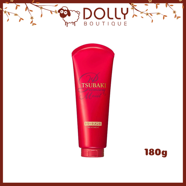 Kem Xả Dưỡng Tóc Bóng Mượt Tsubaki Premium Moist Treatment 180g